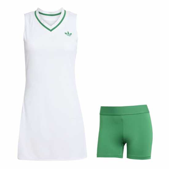 Дамски поли и рокли Adidas Wimbledon Tennis Dress Womens Adidas Wimbledon Tennis Dress Womens Дамски поли и рокли