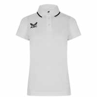 Castore Ss Mdia Polo Ld23 White/Black Дамски тениски с яка