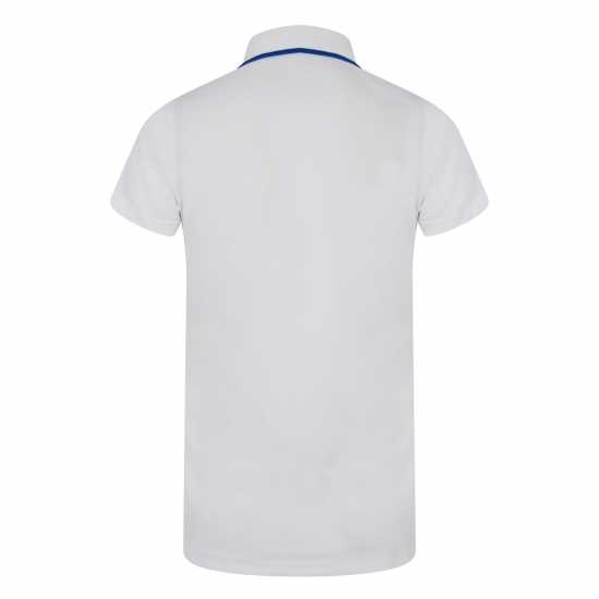 Castore Ss Mdia Polo Ld23 White/Blue Дамски тениски с яка