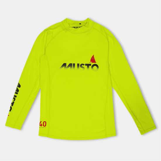 Musto Kids Long-Sleeve Performance Gym Top Жълто 