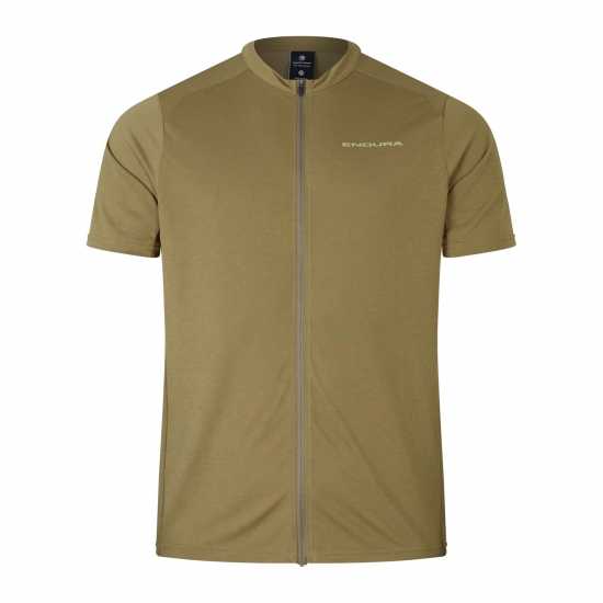 Мъжки тениски и фланелки Endura Loop S/s Zipped Jersey Туид Зелен Endura Loop S/s Zipped Jersey Туид Зелен Мъжки тениски и фланелки