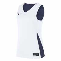 Nike Women's Performance Basketball Jersey Obsidian/white 