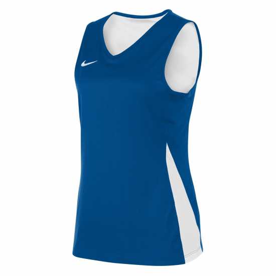 Nike Women's Performance Basketball Jersey Royl Blue/White 
