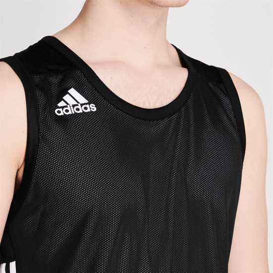 Adidas Reversible Basketball Tank Top  - Мъжко облекло за едри хора