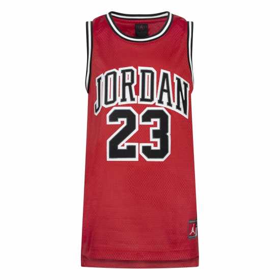 Детски потници Air Jordan Mesh Vest Jn53 Тренировъчен червен Air Jordan Mesh Vest Jn53 Тренировъчен червен Детски потници