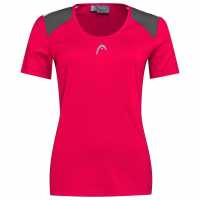 Head Club Tech T-Shirt Womens Розово Дамски тениски и фланелки