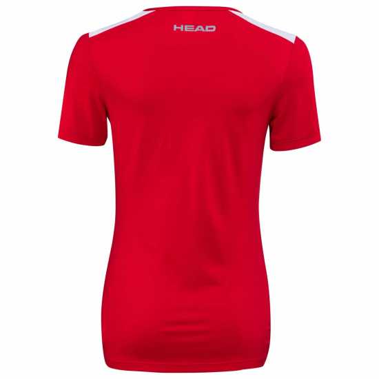 Head Club Tech T-Shirt Womens Red Дамски тениски и фланелки