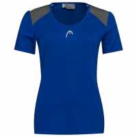 Head Club Tech T-Shirt Womens Royal Blue Дамски тениски и фланелки