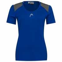 Head Club Tech T-Shirt Womens Кралско синьо Дамски тениски и фланелки
