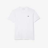 Lacoste Logo Moisture-Wicking Short Sleeve Performance T-Shirt Бяло 001 