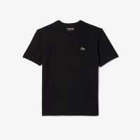 Lacoste Logo Moisture-Wicking Short Sleeve Performance T-Shirt Черно 031 