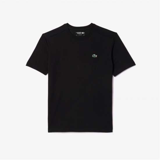 Lacoste Logo Moisture-Wicking Short Sleeve Performance T-Shirt Черно 031 