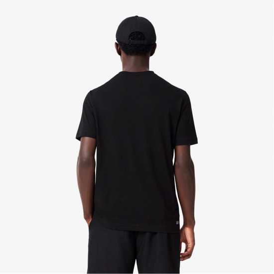 Lacoste Logo Moisture-Wicking Short Sleeve Performance T-Shirt Черно 031 