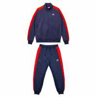 Money Crew Tricot Panel Tracksuit Морска синьо/червено Мъжки спортни екипи в две части