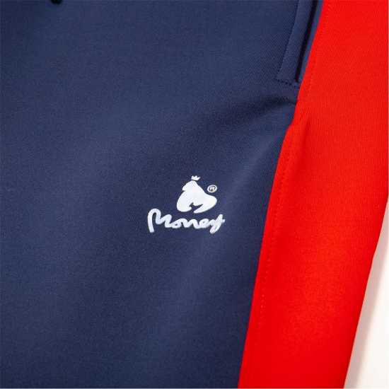 Мъжки спортни екипи в две части Money Crew Tricot Panel Tracksuit Морска синьо/червено Money Crew Tricot Panel Tracksuit Морска синьо/червено Мъжки спортни екипи в две части