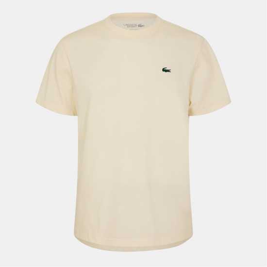 Lacoste Short Sleeve Moisture Wicking Performance T-Shirt Бял ZFJ 