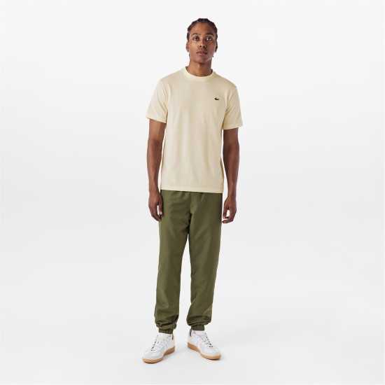 Lacoste Short Sleeve Moisture Wicking Performance T-Shirt Бял ZFJ 