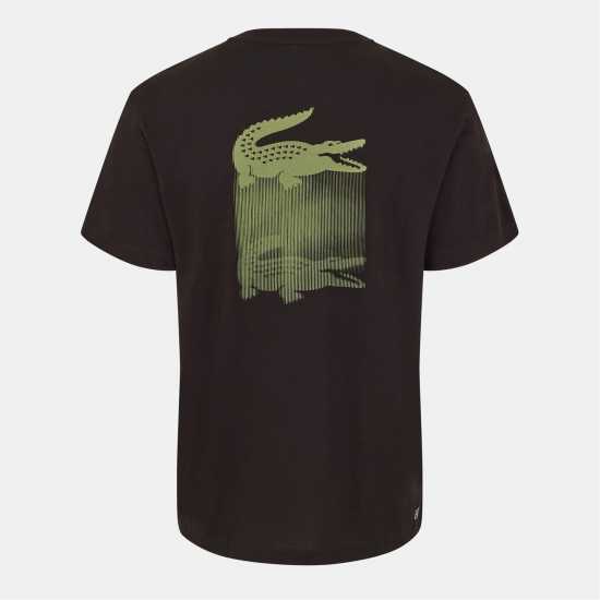 Lacoste Short Sleeve Moisture Wicking Performance T-Shirt Черно 031 