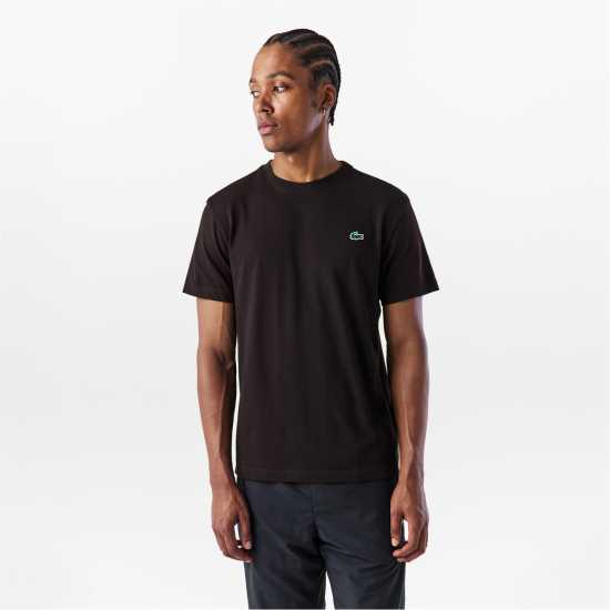 Lacoste Short Sleeve Moisture Wicking Performance T-Shirt Черно 031 