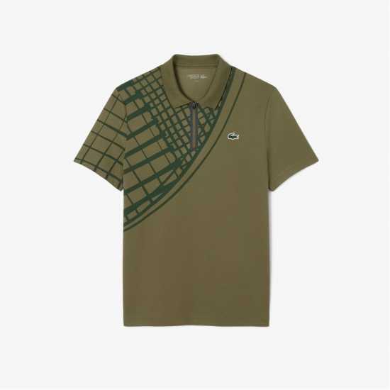 Lacoste Блуза С Яка Us Open Short Sleeve Performance Polo Shirt Зелен E9F 