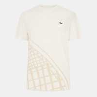 Lacoste Us Open Short Sleeve Performance T-Shirt Бял ZFJ Lacoste Us Open Short Sleeve Performance T-Shirt Бял ZFJ