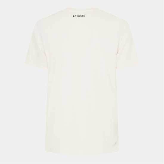 Lacoste Us Open Short Sleeve Performance T-Shirt Бял ZFJ 