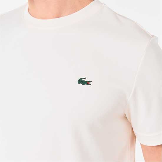 Lacoste Us Open Short Sleeve Performance T-Shirt Бял ZFJ 