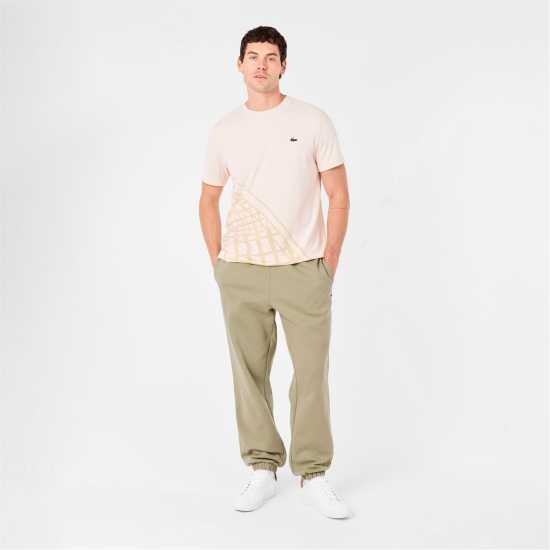 Lacoste Us Open Short Sleeve Performance T-Shirt Бял ZFJ 