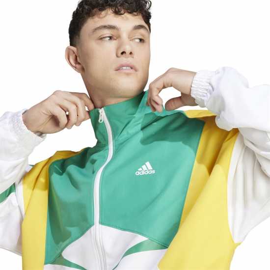 Adidas Performance Tracksuit Top Бяло Adidas Performance Tracksuit Top Бяло