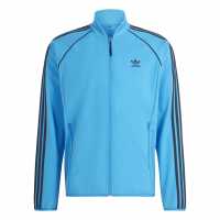 Adidas Originals Performance Tracksuit Tops Blue Adidas Originals Performance Tracksuit Tops Blue
