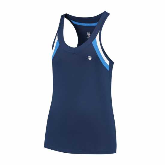 K Swiss Дамски Потник Core Team Tank Top Womens Морска синьо Бадминтон