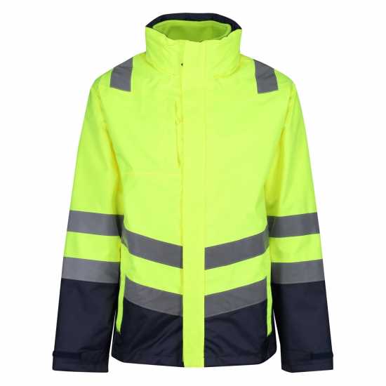 Regatta 3-In-1 Hi-Vis Jacket Жълто/Морско синьо 