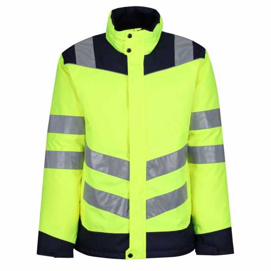 Regatta Hi-Vis Jacket Жълто/Морско синьо 
