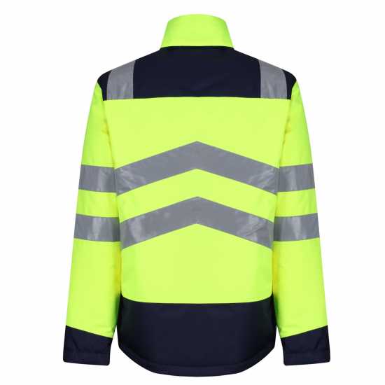 Regatta Hi-Vis Jacket Жълто/Морско синьо 