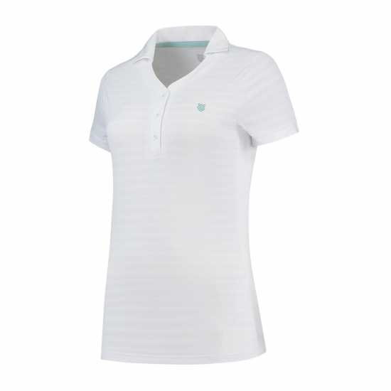 Бадминтон K Swiss Блуза С Яка Short Sleeve Polo Shirt Womens Бяло K Swiss Блуза С Яка Short Sleeve Polo Shirt Womens Бяло Бадминтон