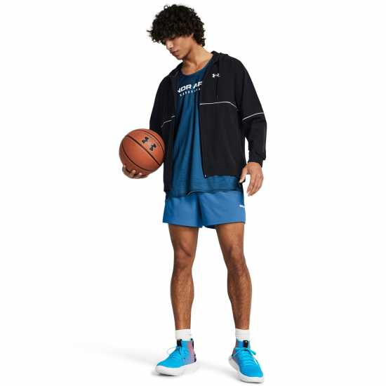 Under Armour Baseline Woven Performance Hoodie Черно 