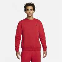 Nike Air Jordan Fleece Crew Sweater Red Мъжки горнища на анцуг
