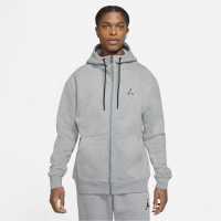 Nike Air Jordan Full-Zip Fleece Hoodie Mens Grey Мъжки полар