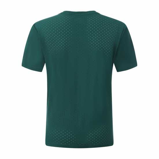 Slazenger Men's Perf Tennis Short Sleeve Performance T-Shirt Green 