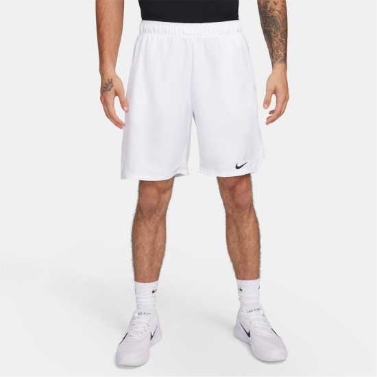 Nike Мъжки Спортни Шорти Court Victory Tennis Shorts Mens White/Black 