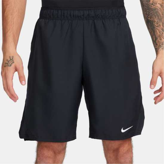 Nike Мъжки Спортни Шорти Court Victory Tennis Shorts Mens Black White 