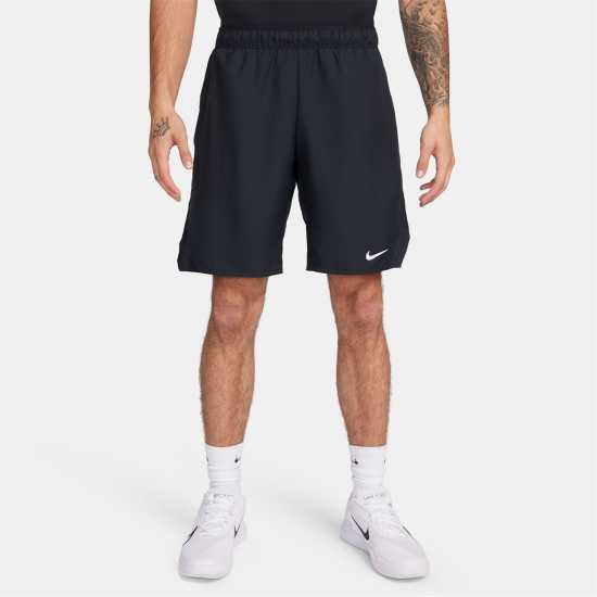 Nike Мъжки Спортни Шорти Court Victory Tennis Shorts Mens Black White 