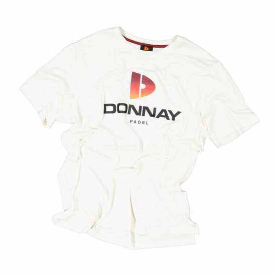 Donnay Мъжка Риза Cyborg T-Shirt Mens Iceman White Мъжки ризи