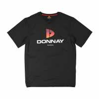 Donnay Мъжка Риза Cyborg T-Shirt Mens Pitch Black Мъжки ризи