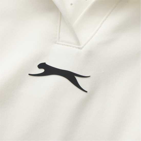 Slazenger Women's Sleeveless Polo Neck Performance Vest White 