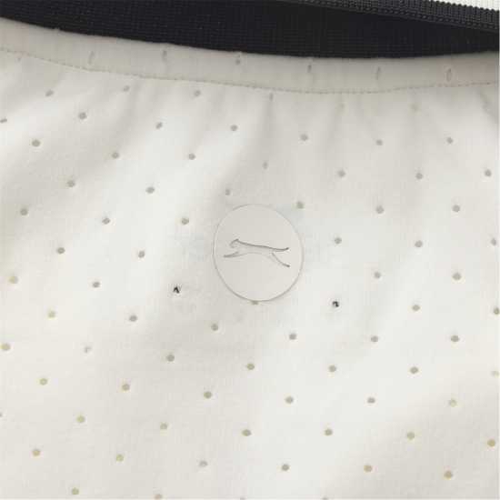 Slazenger Women's Sleeveless Polo Neck Performance Vest White 