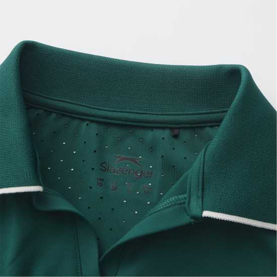 Slazenger Women's Sleeveless Polo Neck Performance Vest Green 