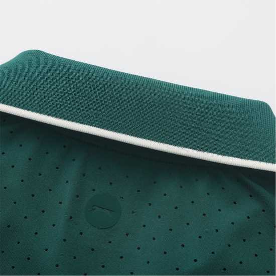 Slazenger Women's Sleeveless Polo Neck Performance Vest Green 