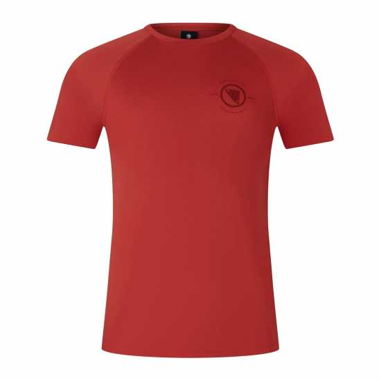 Endura Loop S/s Tech Tee Кирпичен червен Мъжки тениски и фланелки