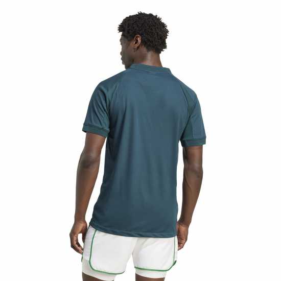 Adidas Мъжка Риза Wimbledon Pro T-Shirt Mens Aurora Ivy Мъжки тениски и фланелки